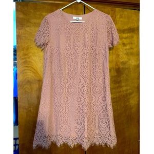 Verte Blush Colored short dress.